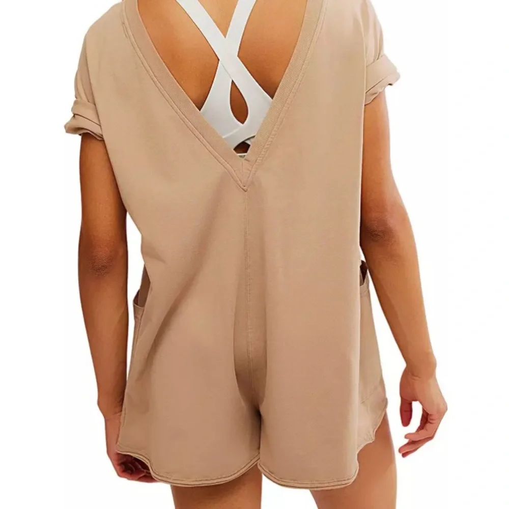 Free People NWT Free People Movement Hot Shot Tee Romper Small